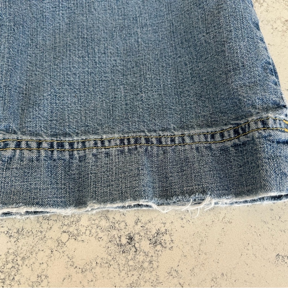 Y2K Lucky Brand Cropped Capris Straight Leg Jeans 90s Vintage Granola Girl - Picture 10 of 12